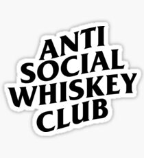 Anti Social Whiskey Club - Whiskey Lovers Sticker