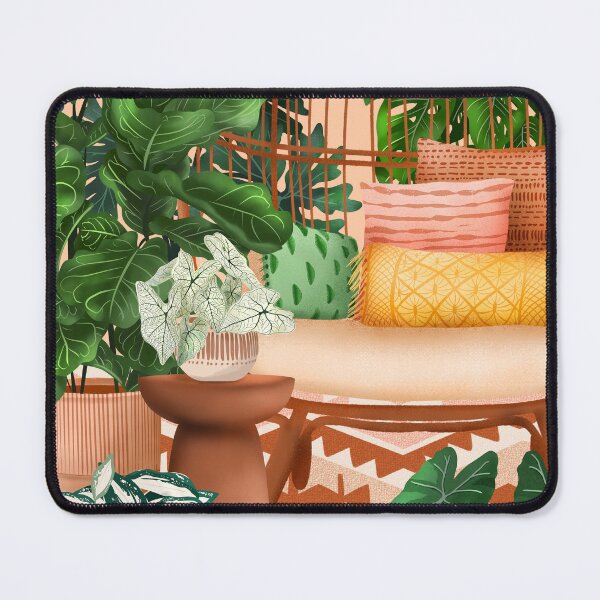 Item preview, Cute bohemian interior with plants designed and sold by Ana Moguš.