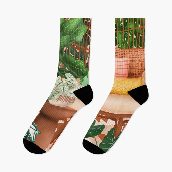Item preview, Cute bohemian interior with plants designed and sold by Ana Moguš.