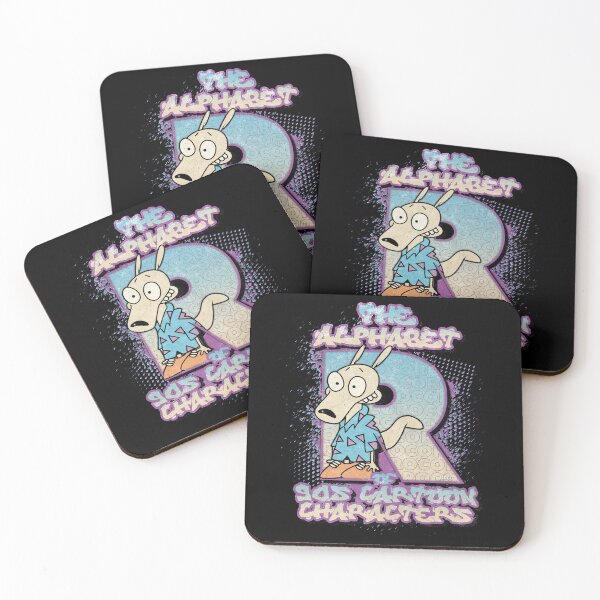 Item preview, The Alphabet of 90s Cartoon Characters Letter R is for Roco designed and sold by More-dan-Prints.