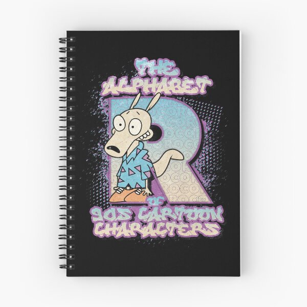 Item preview, The Alphabet of 90s Cartoon Characters Letter R is for Roco designed and sold by More-dan-Prints.