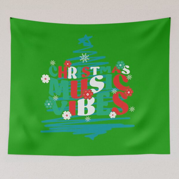 Item preview, Christmas Music Vibes  Christmas tree designed and sold by facePale.