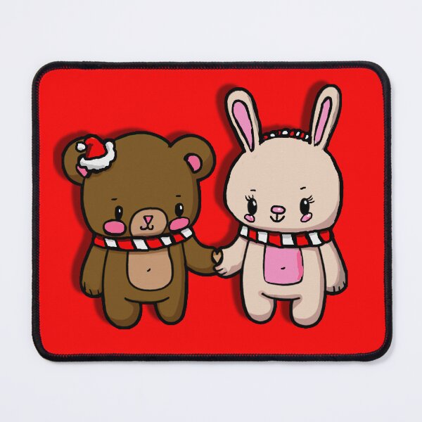 Item preview, Bunny and Teddy holding hands designed and sold by Merlyn Morris.