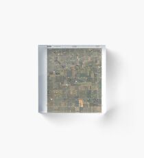 USGS TOPO Map Indiana IN Brookston NW 20100609 TM Acrylic Block