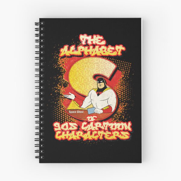 Item preview, The Alphabet of 90s Cartoon Characters Letter S is for SpaceGhost designed and sold by More-dan-Prints.