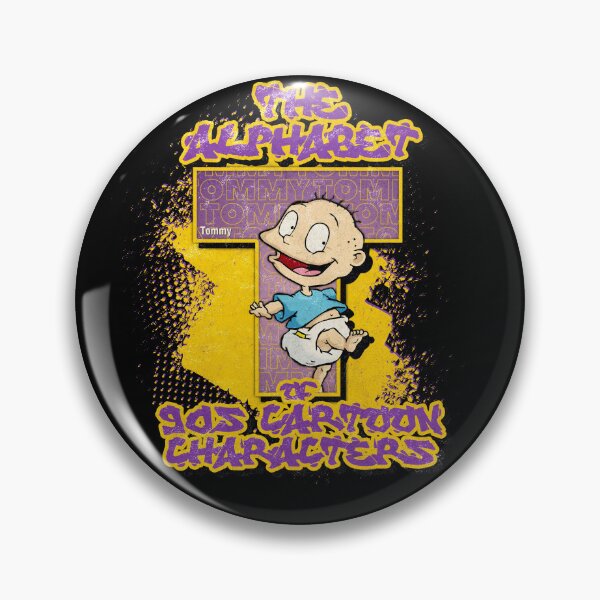 Item preview, The Alphabet of 90s Cartoon Characters Letter T is for Tommy designed and sold by More-dan-Prints.