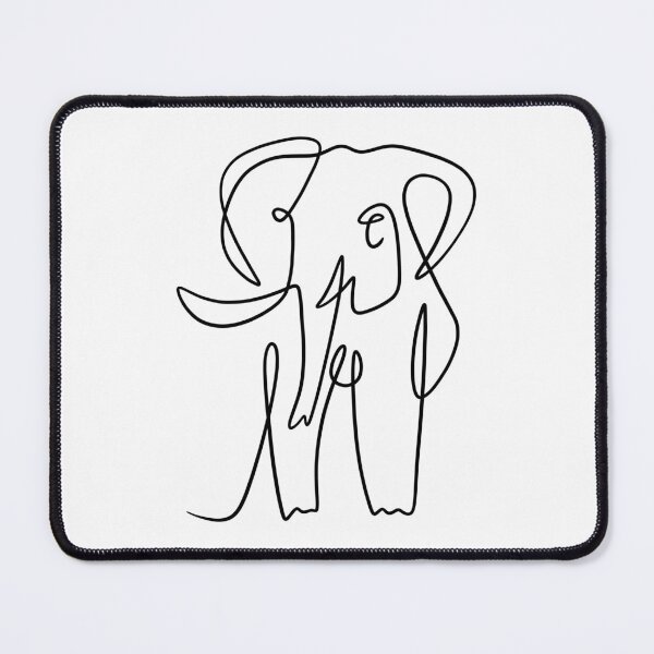 Item preview, Minimalist Elephant  designed and sold by RandomCuteness.