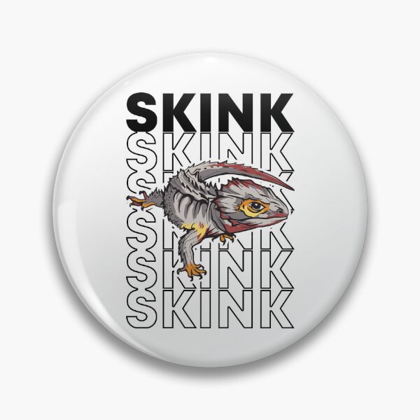 Item preview, Red Eyed Crocodile Skink 80's Reptile designed and sold by JRRTs.