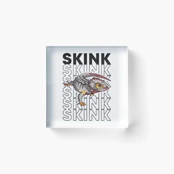 Item preview, Red Eyed Crocodile Skink 80's Reptile designed and sold by JRRTs.
