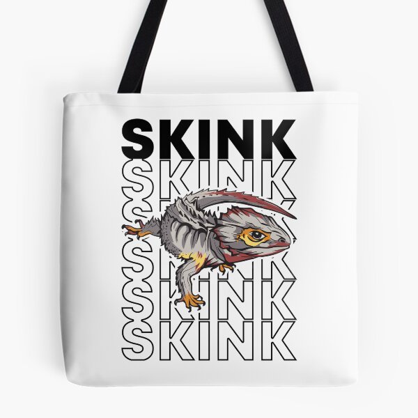 Item preview, Red Eyed Crocodile Skink 80's Reptile designed and sold by JRRTs.