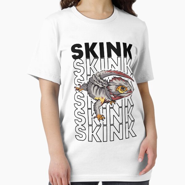 Item preview, Red Eyed Crocodile Skink 80's Reptile designed and sold by JRRTs.