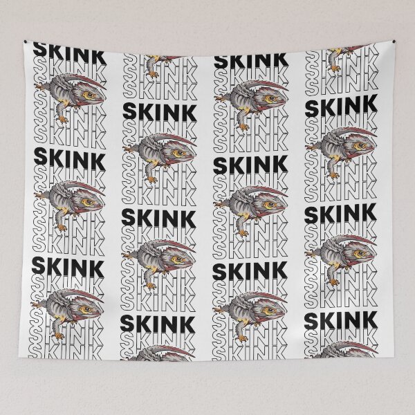 Item preview, Red Eyed Crocodile Skink 80's Reptile designed and sold by JRRTs.