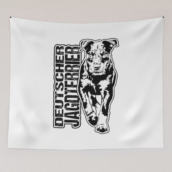 Item preview, German Jagdterrier Dog Hunting Dogs Portrait designed and sold by dogarts.