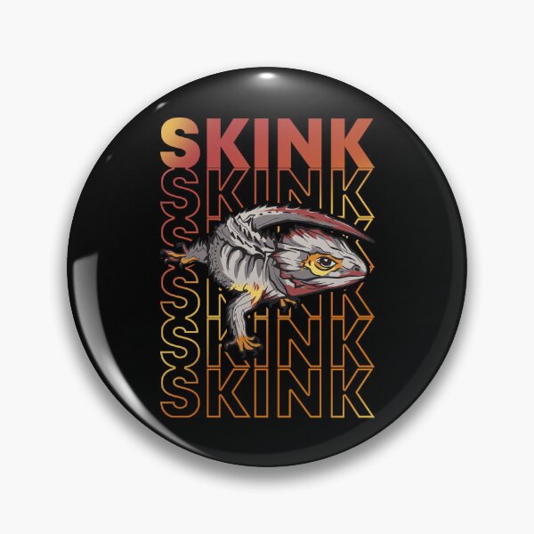 Item preview, Red Eyed Crocodile Skink 80's Reptile designed and sold by JRRTs.