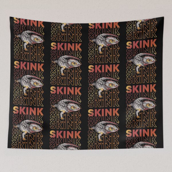 Item preview, Red Eyed Crocodile Skink 80's Reptile designed and sold by JRRTs.