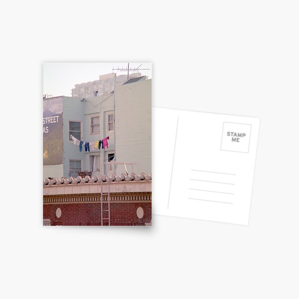 Larkin Street Laundry Postcard