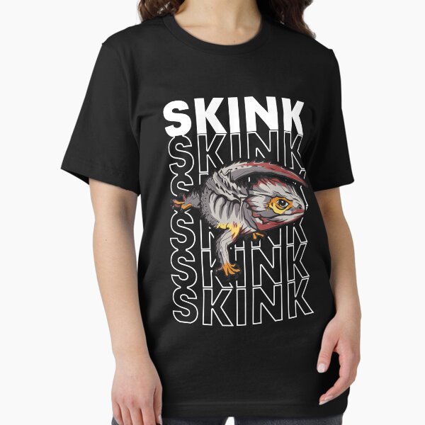 Item preview, Red Eyed Crocodile Skink 80's Reptile designed and sold by JRRTs.
