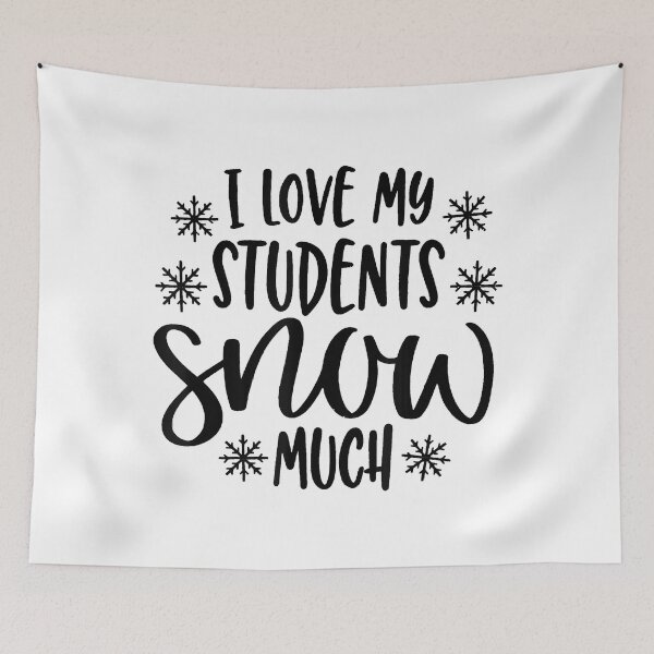Item preview, Christmas Teacher I Love My Students Snow Much Winter Xmas designed and sold by IsraelCastro.
