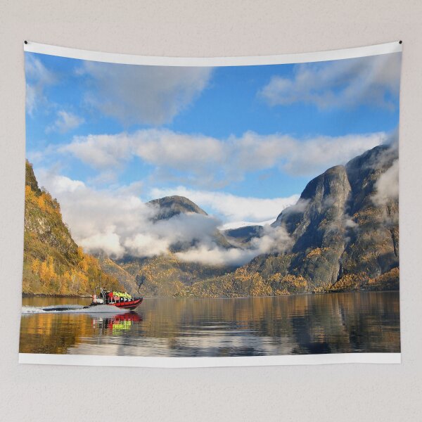 Item preview, Aurlandsfjord Flam Norwegian Fjord Norway Scandinavia designed and sold by AndyEvansPhotos.