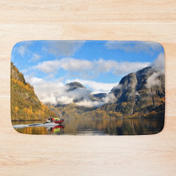 Item preview, Aurlandsfjord Flam Norwegian Fjord Norway Scandinavia designed and sold by AndyEvansPhotos.