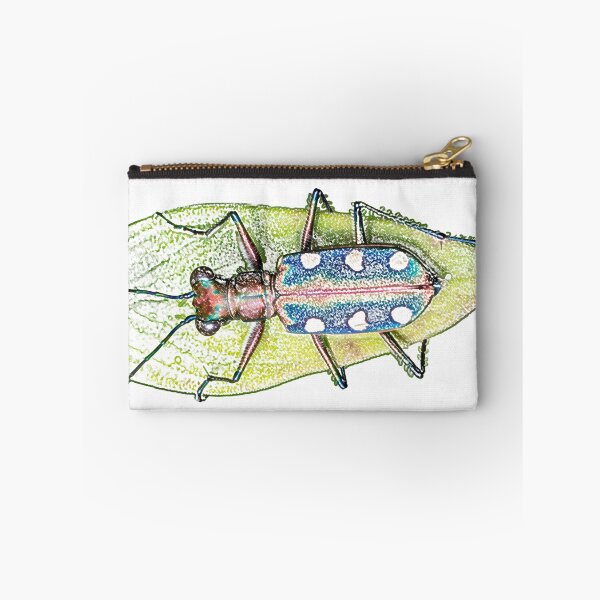 Item preview, Unique and organic photo of a tiger beetle designed and sold by AvonPerception.