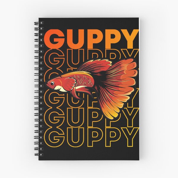 Artikelvorschau, Guppy Fish 80er Jahre Tropenfischhalter entworfen und verkauft von JRRTs.