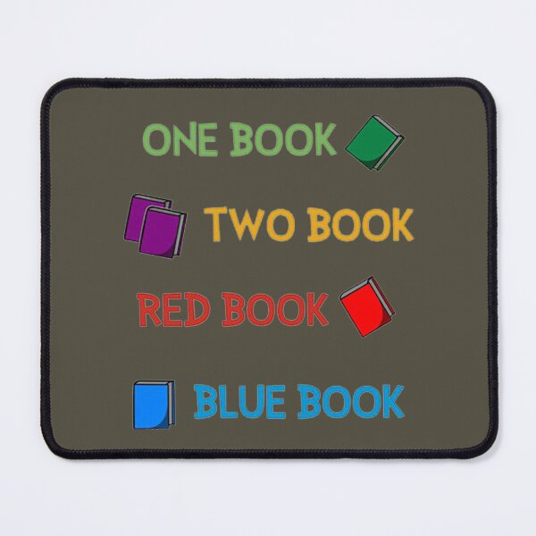 Item preview, Reading One Book Two Book Red Book Blue Book designed and sold by KimELvina.