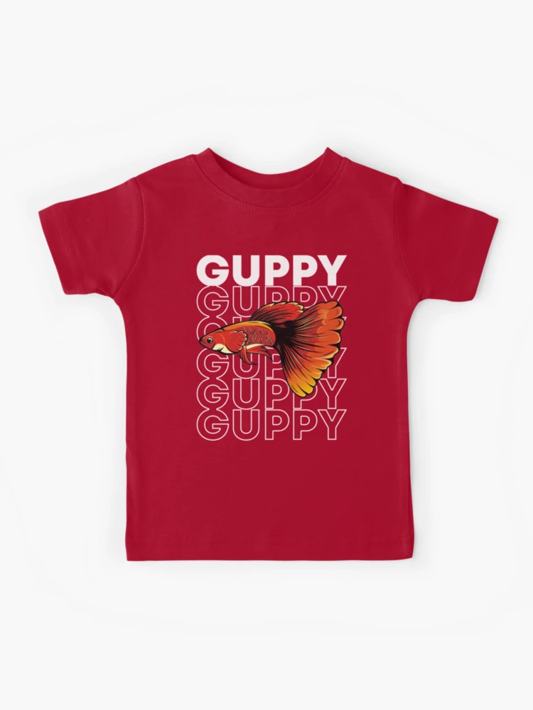 Guppy Fish 80's Tropical Fish Keeper Kids T-Shirt for Sale by JRRTs