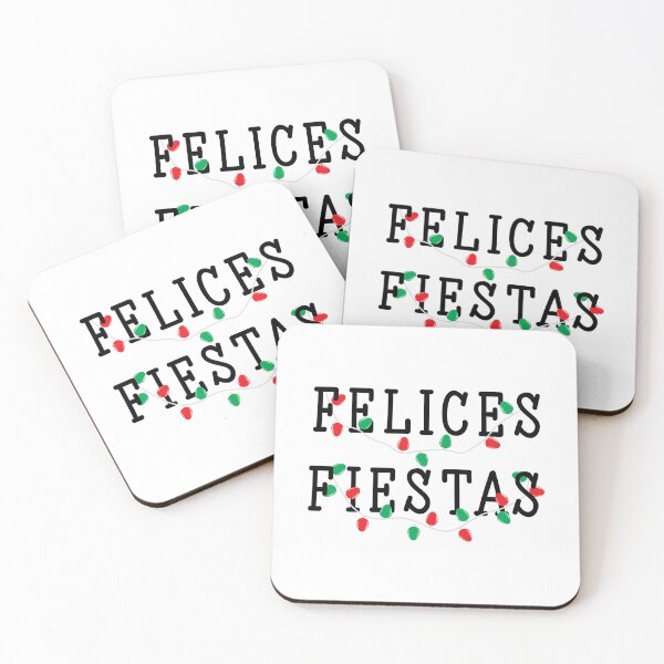 Item preview, Estampado de felices fiestas. felices fiestas en español designed and sold by pidzam4e.