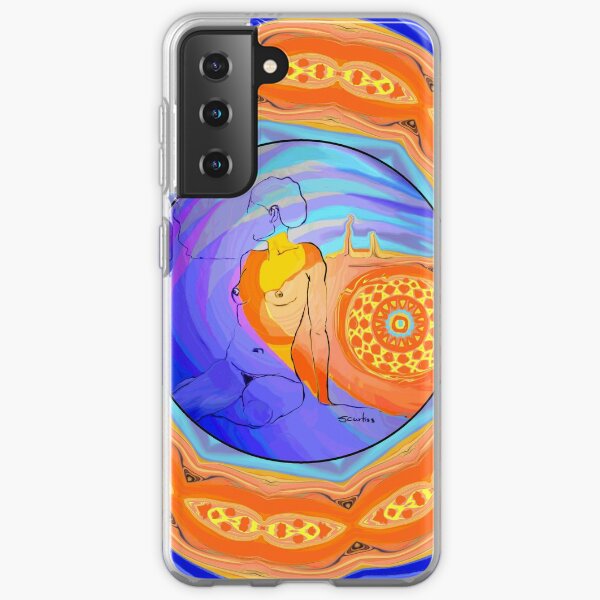 Orange Nude Bubble Samsung Galaxy Soft Case