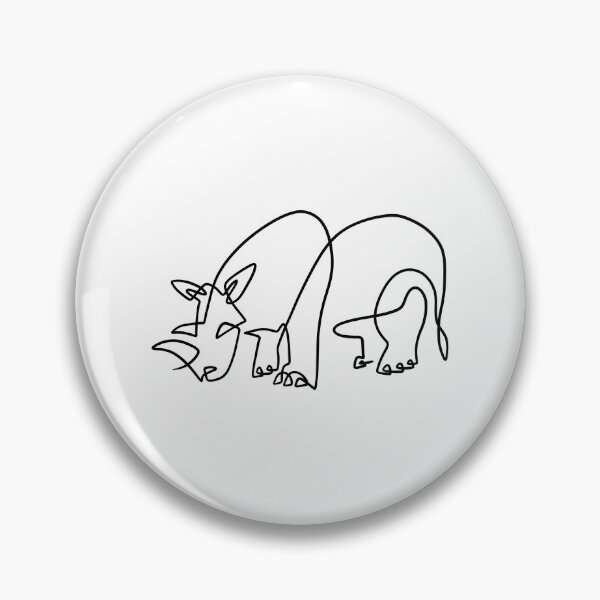 Item preview, Minimalist Rhino designed and sold by RandomCuteness.