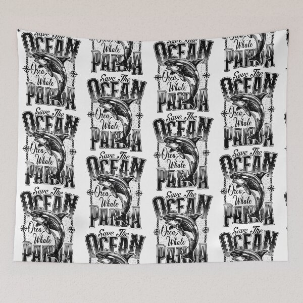 Item preview, Save The Sea Pandas Rescue Killer Whale designed and sold by JRRTs.