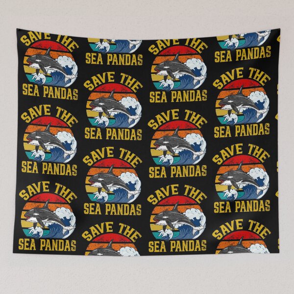 Item preview, Save The Sea Pandas Rescue Killer Whale designed and sold by JRRTs.