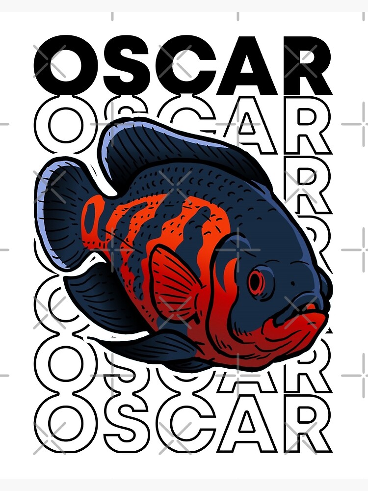 Oscar Fish 80's Monster Fish Keeper Art Board Print for Sale by
