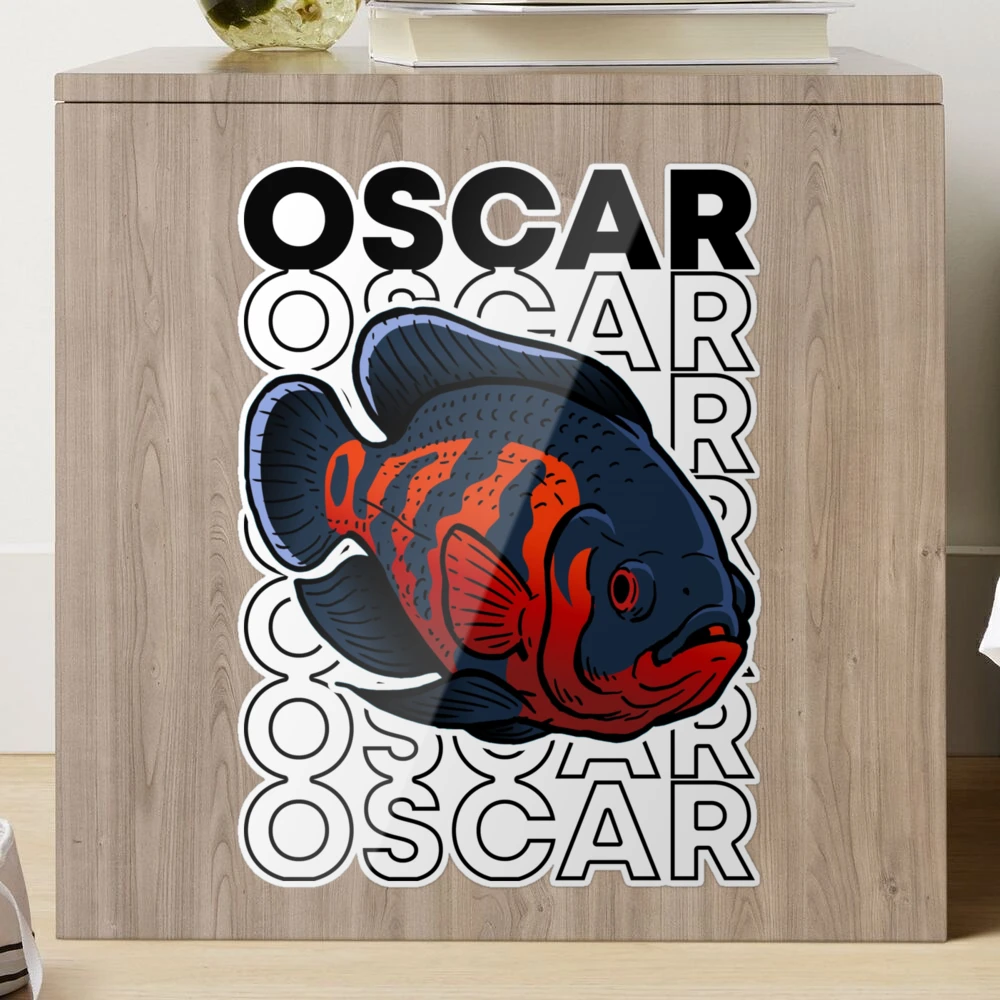Oscar Fish 80's Monster Fish Keeper Sticker for Sale by JRRTs
