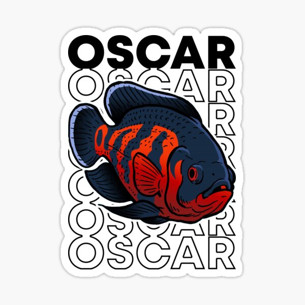 Monster Fish Keeper Oscar Fish Sticker for Sale by JRRTs