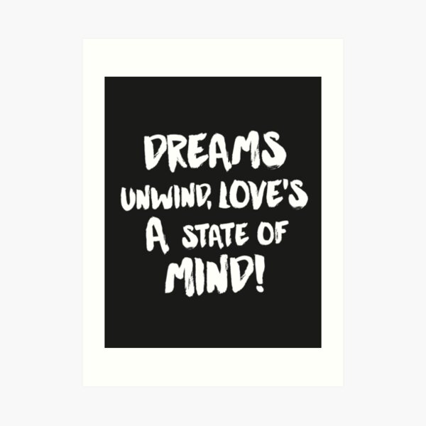 RHIANNON LYRICS Art Print