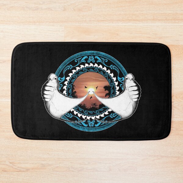 Item preview, Manta Ray Polynesian style designed and sold by NicGrayGraphic.