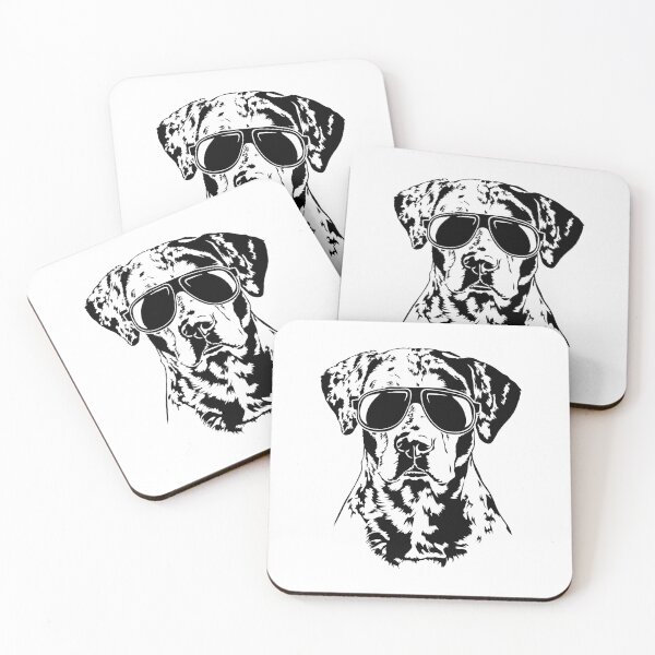 Item preview, Louisiana Catahoula Leopard Dog with sunglasses designed and sold by dogarts.