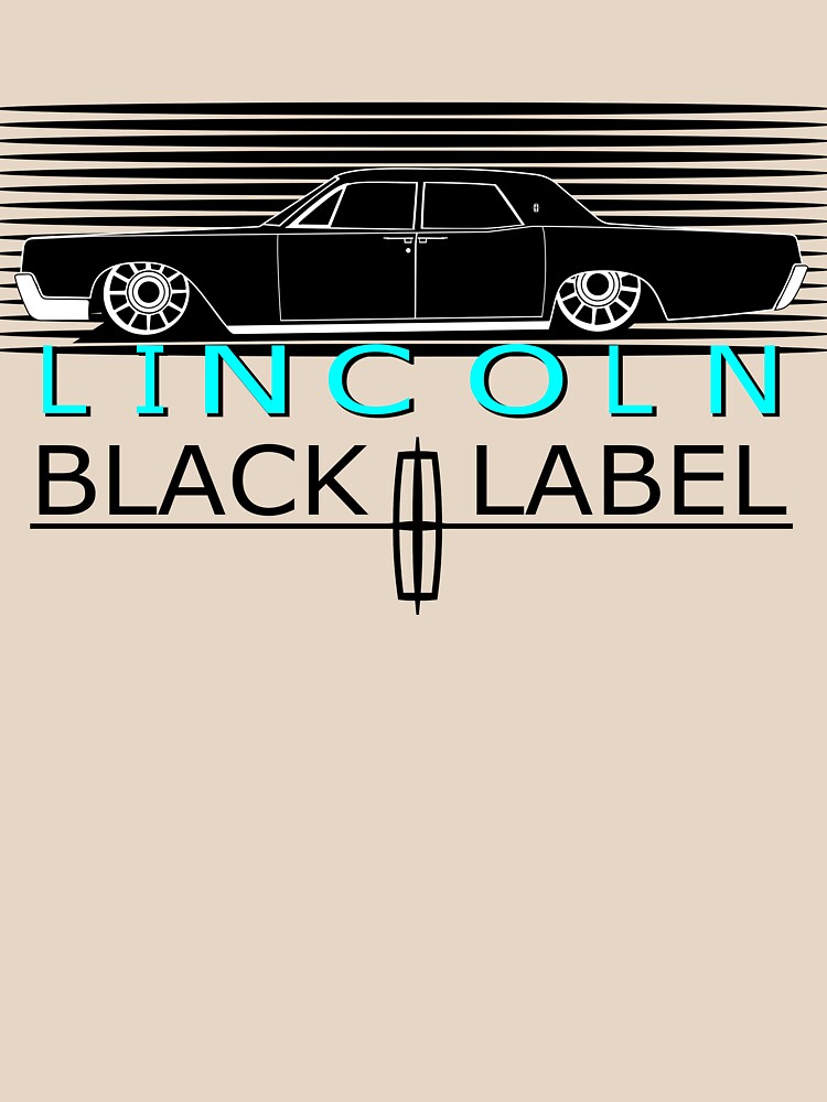 "Lincoln Black Label" Tshirt by BL3Designco Redbubble
