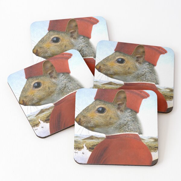 Item preview, Portrait of a Squirrel as Federico da Montefeltro - Pet Gift designed and sold by Furry And  Purry.