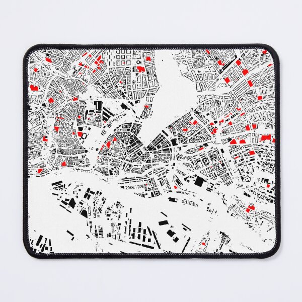 Item preview, Map of Hamburg with its schools in colour designed and sold by jean-nicolas.