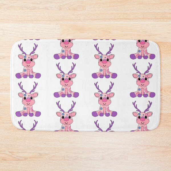 Item preview, festive little reindeer (floral edition) designed and sold by ShipsinParadise.