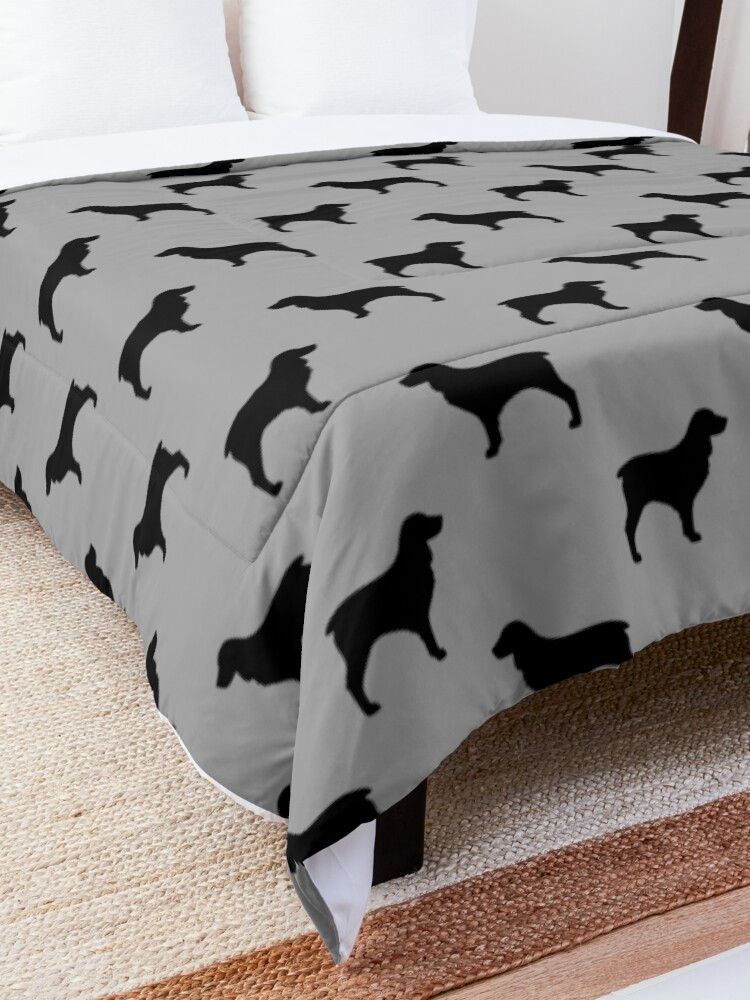 Alternate view of Boykin Spaniel Silhouette(s) Comforter
