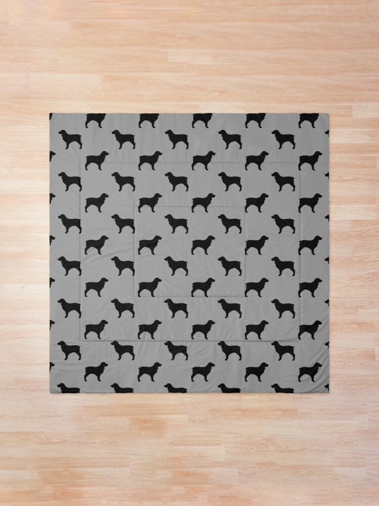 Alternate view of Boykin Spaniel Silhouette(s) Comforter