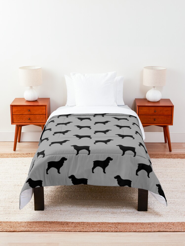 Alternate view of Boykin Spaniel Silhouette(s) Comforter