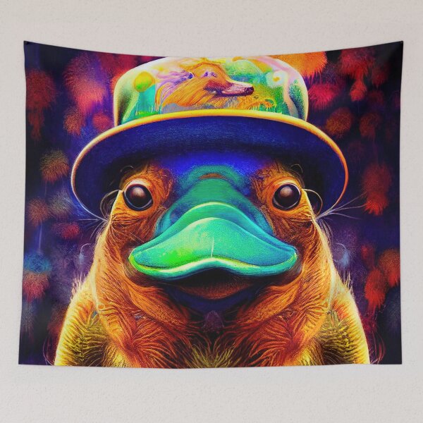 Item preview, Stoned platypus designed and sold by Hoity-Toity.