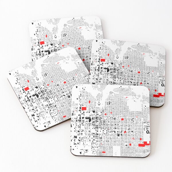 Item preview, Copie de Map of Salt-Lake City with its schools in colour designed and sold by jean-nicolas.