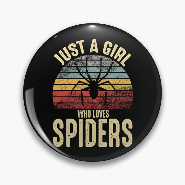 Item preview, Just A Girl Who Loves Spiders Retro Pet designed and sold by JRRTs.