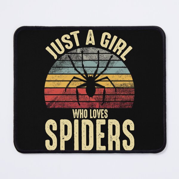 Item preview, Just A Girl Who Loves Spiders Retro Pet designed and sold by JRRTs.